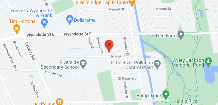 map of 877 WESTCHESTER DR